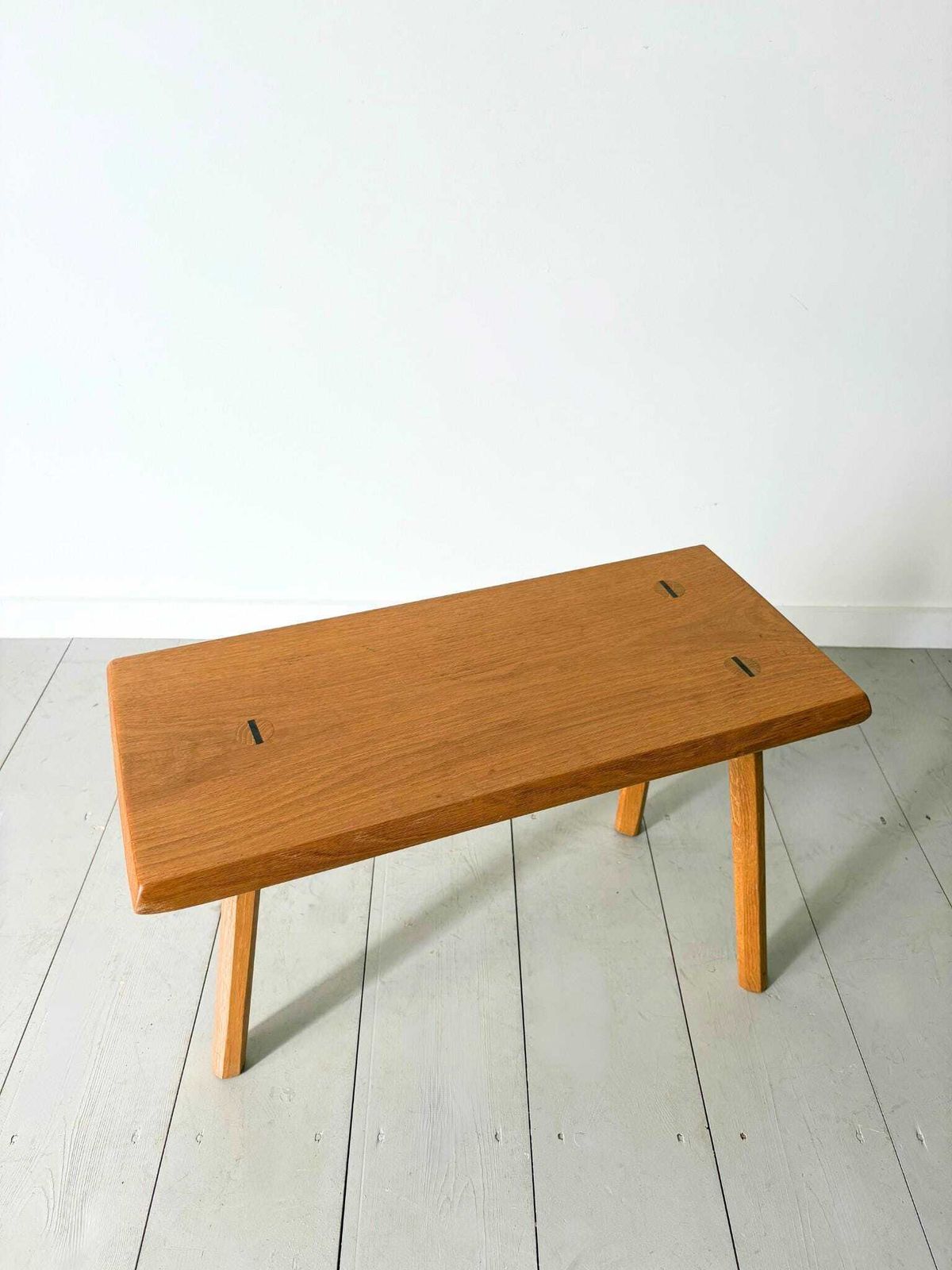 Cotswold School Minimalist Side Table Handmade In Solid Wood, Mid Century C.1960 1970 photo Furniture