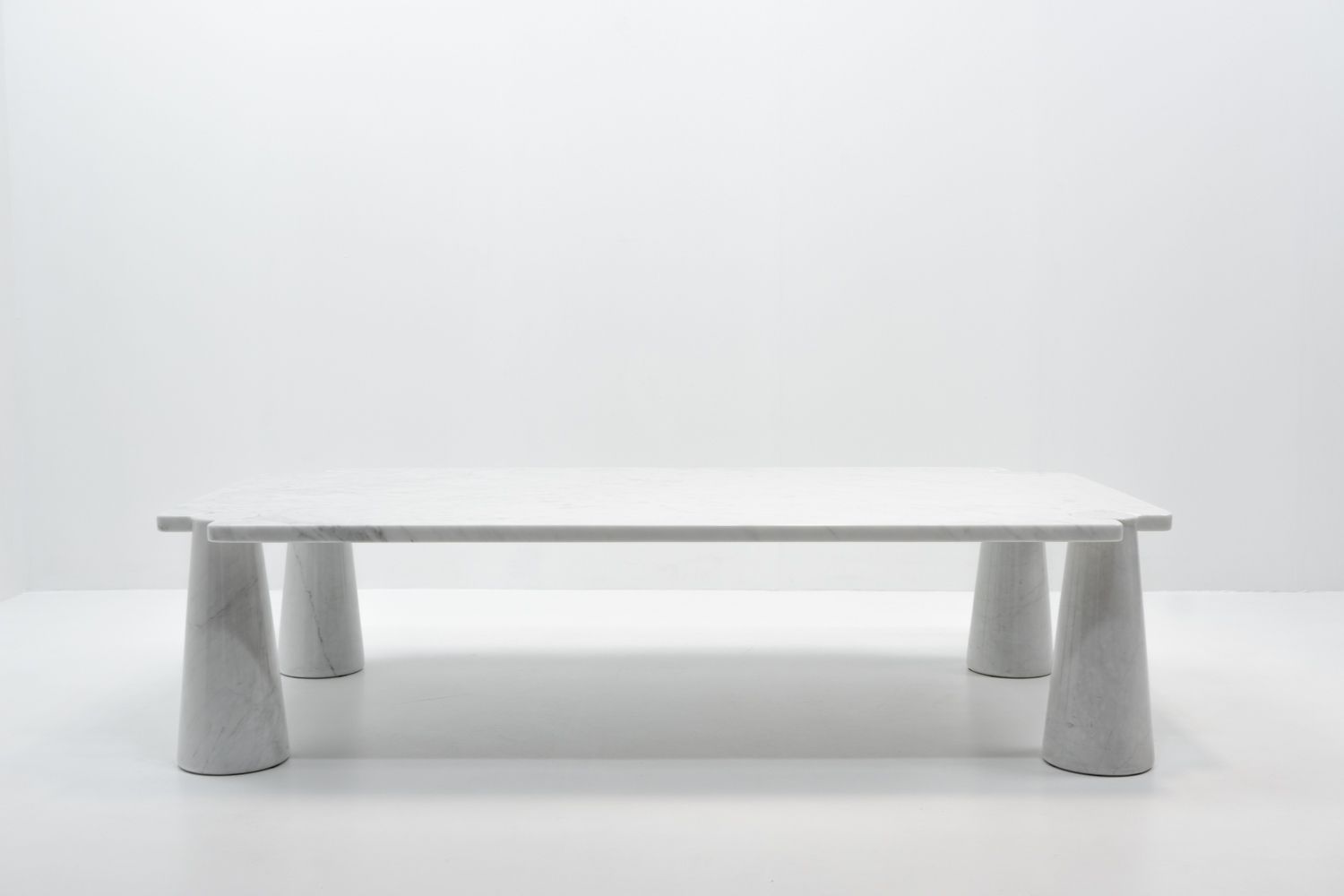 Italian Design Classic: Angelo Mangiarotti, Eros Marble Coffee Table, 1970s photo furniture