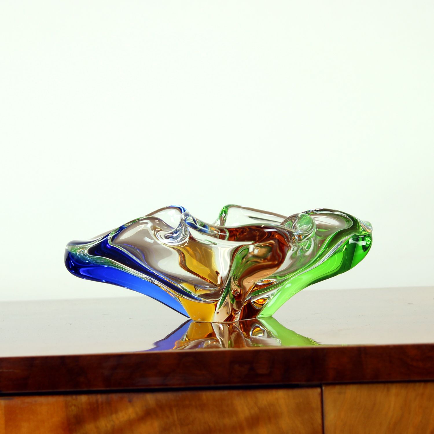 Design Art Rhapsody Collection Glass Bowl By Frantisek Zemek, Czechoslovakia 1960s photo buy
