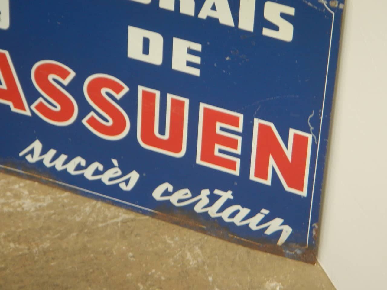 Rassuen License Plate, France, 1950 photo 217.0