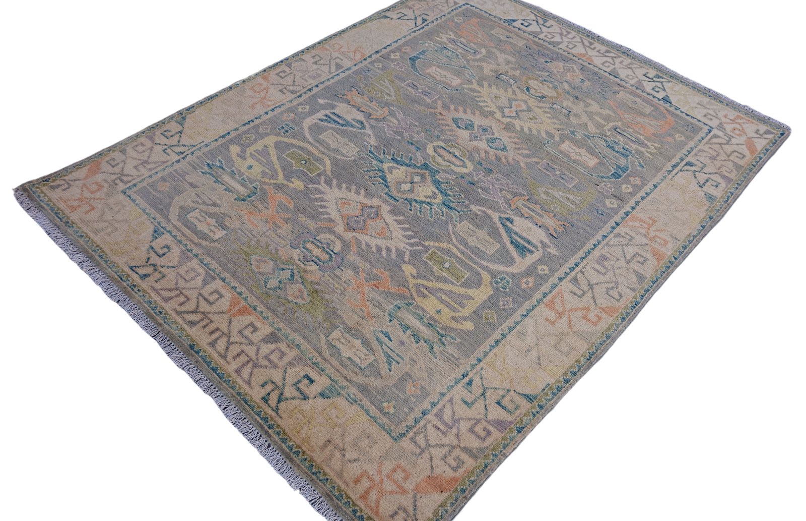 5x6 Afghan Tribal Oriental Area Living Room Bedroom Rug photo vinterior