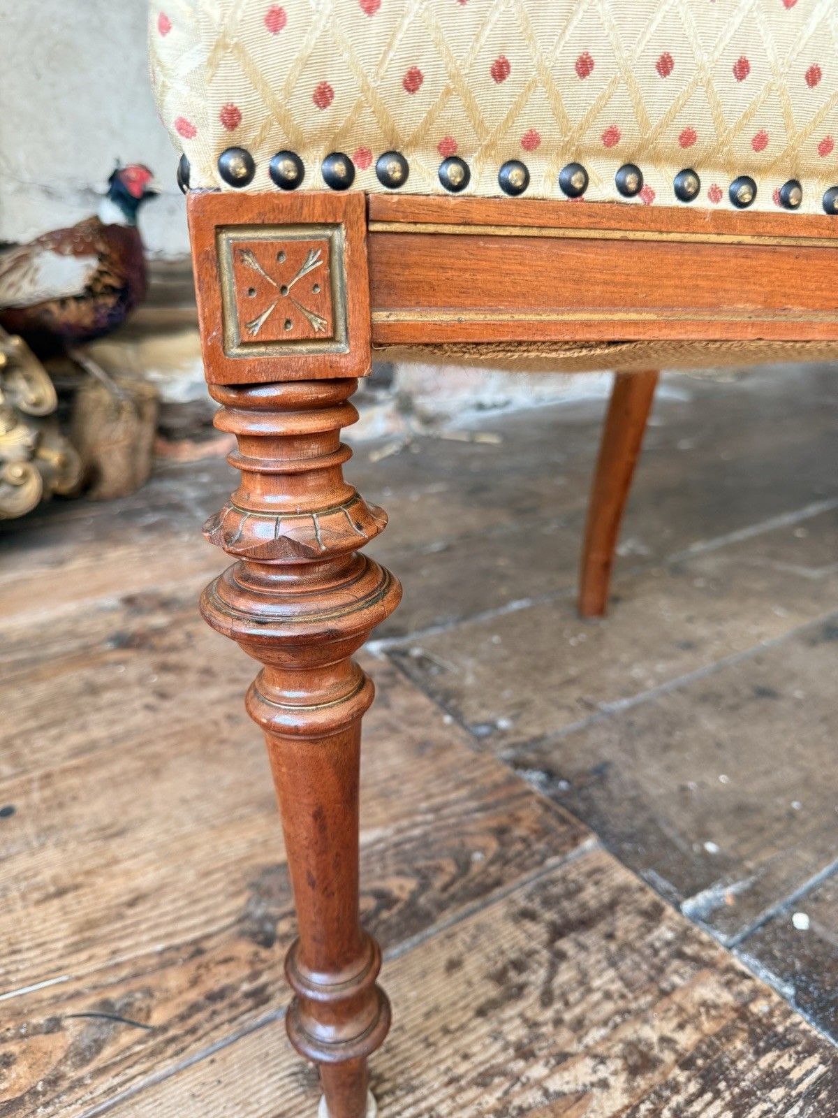 photo vintage Exceptional Quality Antique Bavarian Elbow Lady's Gentlaman's  Arm Chairs C 1800