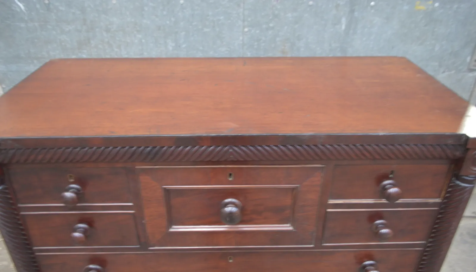Regency Scottish Mahogany Chest Of Drawers photo furniture