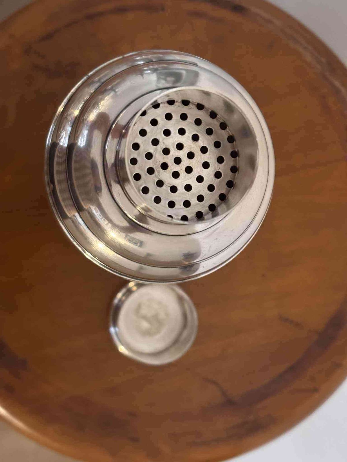 Art Deco Cocktail Shaker 1920s Silver Plated Bar Cart Decor Mixology Tools Gift For Him Christmas Gift Barware Accessories photo Home Decor