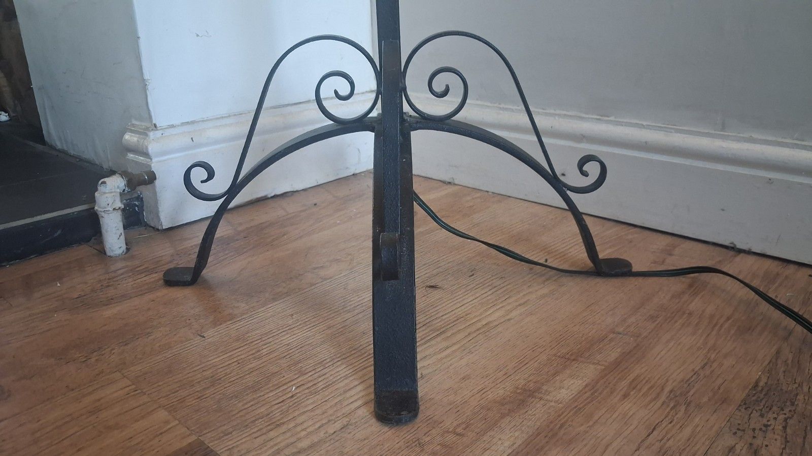 Original 1960's French Mid Century Wrought Iron Standard Lamp / Floor Lamp photo buy