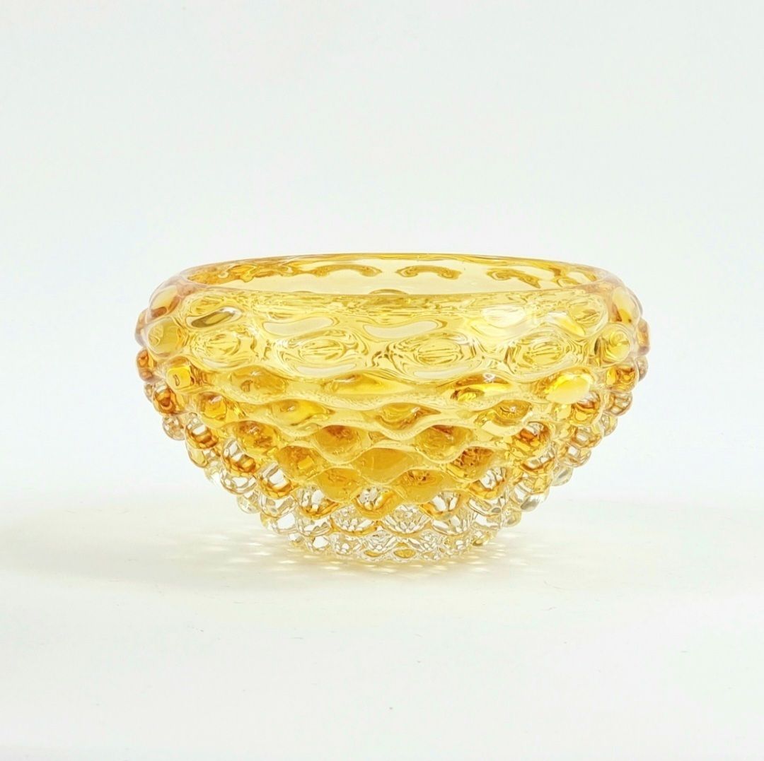 Mid Century Murano Bubble Glass 'Lenti' Series Bowl By Ercole Barovier For Barovier & Toso, Italy, 1940s 1950s photo furniture