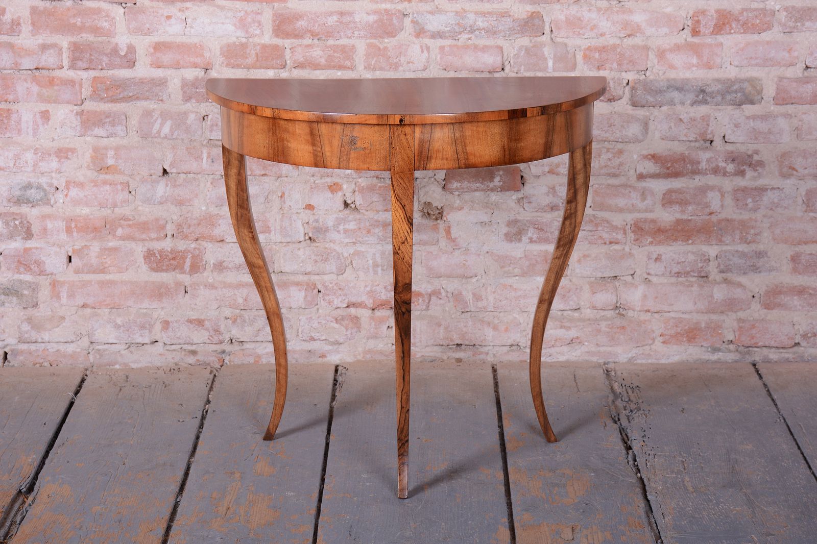 Restored Biedermeier Side Table, Walnut, Revived Polish, Austria 1820s photo furniture