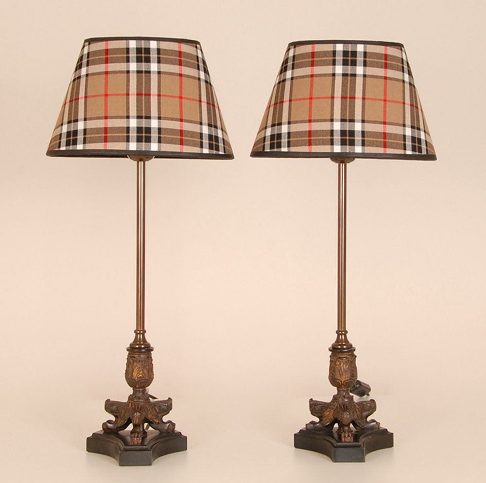 French Napoleonic Table Lamps, 1980s, Set Of 2