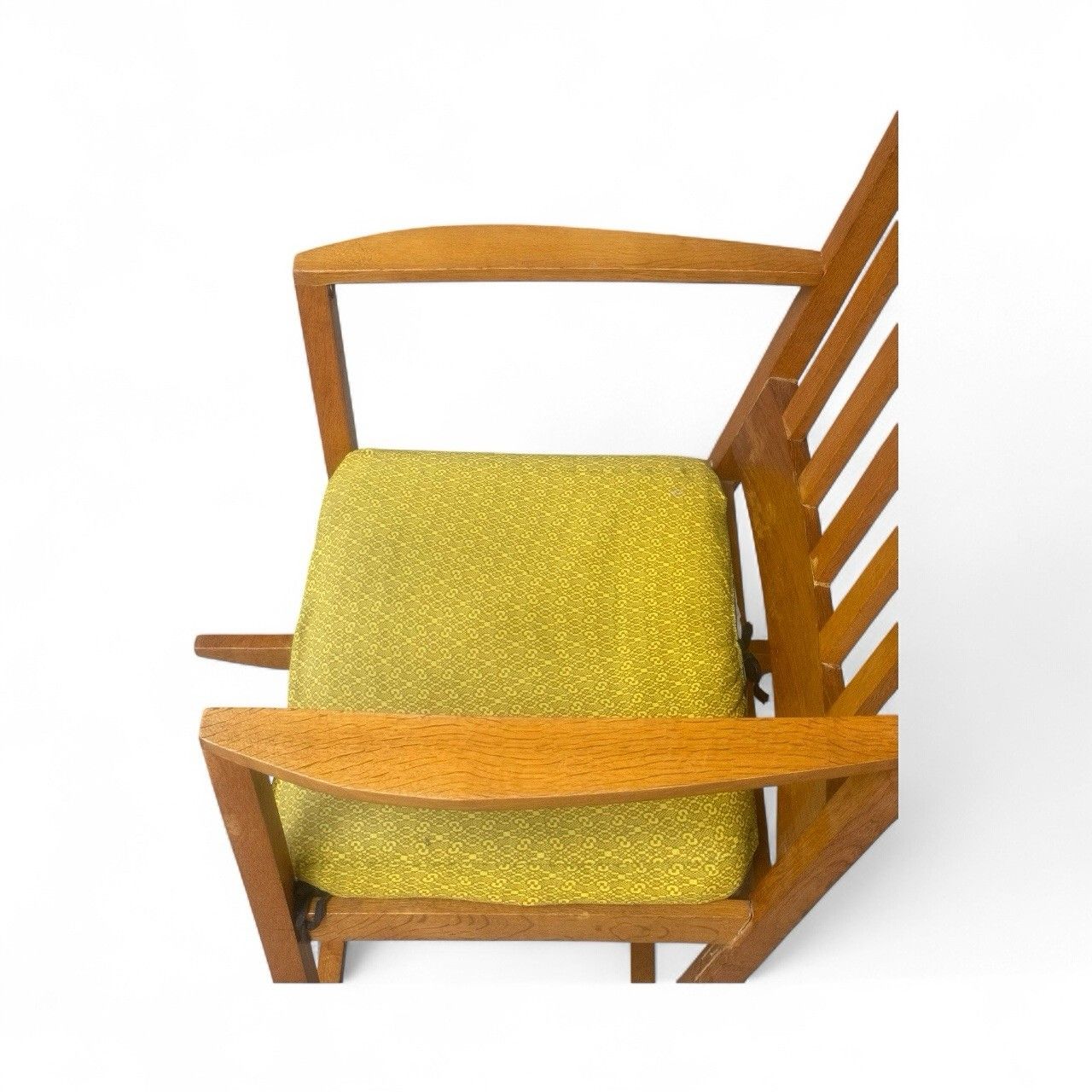 Mid Century Oak Armchair Rocking Chair Robin Nance Superior Quality C1960s photo 245.0