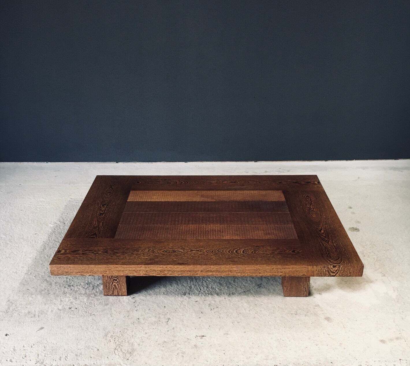 Postmodern Design Xl Wengésalontafel photo vintage
