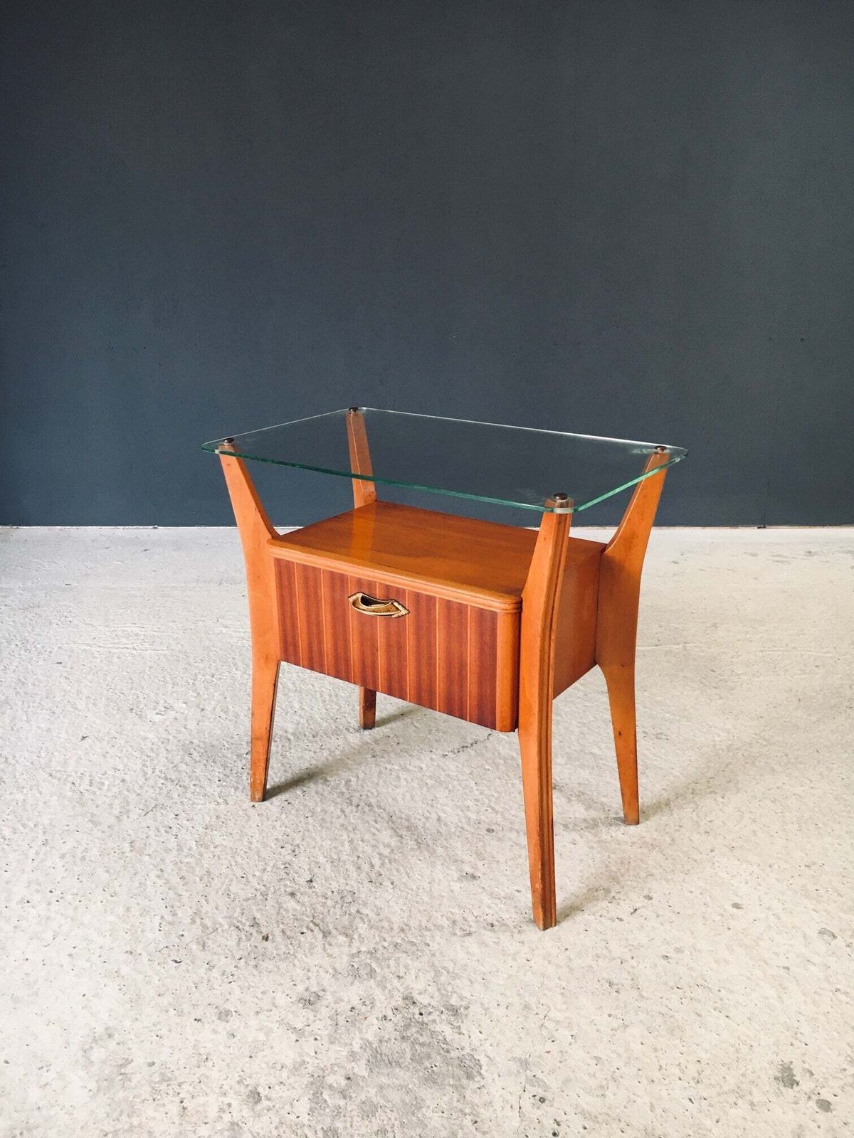 Midcentury Design Bedside Table By Gio Ponti For La Permanente Mobili Cantu, Italy 1950's photo 2800.0