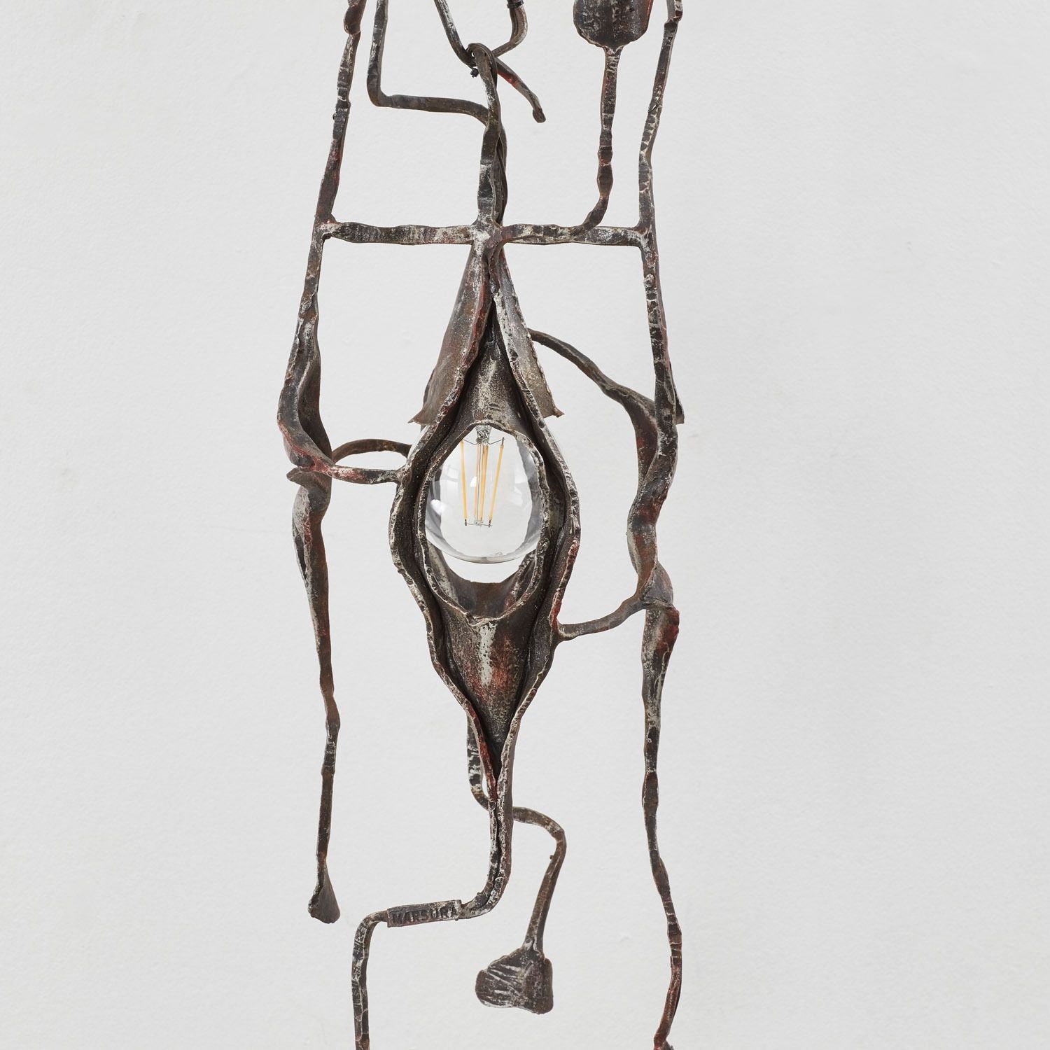 Salvino Marsura Seed Pod Chandelier Treviso, Italy, 1980s photo for sale