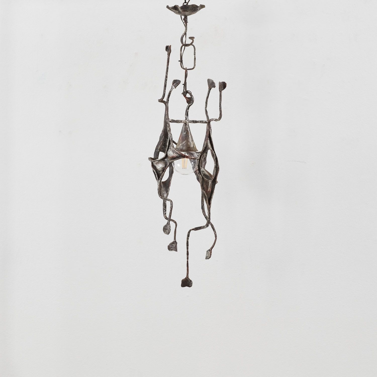 Salvino Marsura Seed Pod Chandelier Treviso, Italy, 1980s photo vinterior