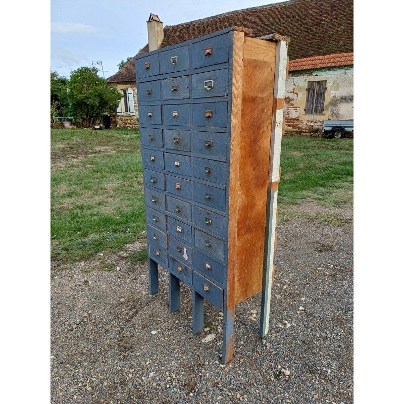 Industrial Wooden Furniture With 30 Drawers photo Furniture