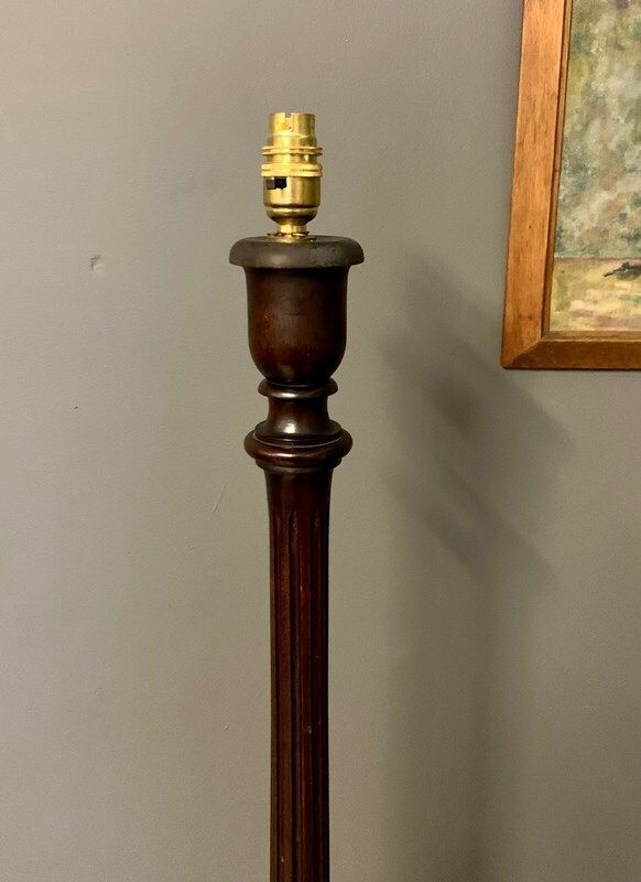 Antique Wooden Floor / Standard Lamp photo furniture