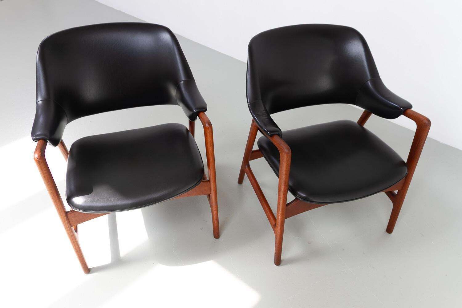 Ingmar Relling "Junior" Teak Armchairs For Vsm, 1950s. Set Of 2. photo Furniture