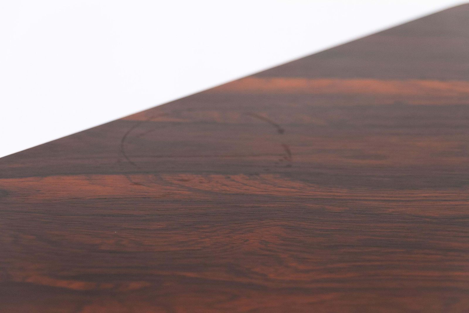 Furniture Danish Mid Century Rosewood Corner Cabinet, 1960s. photo
