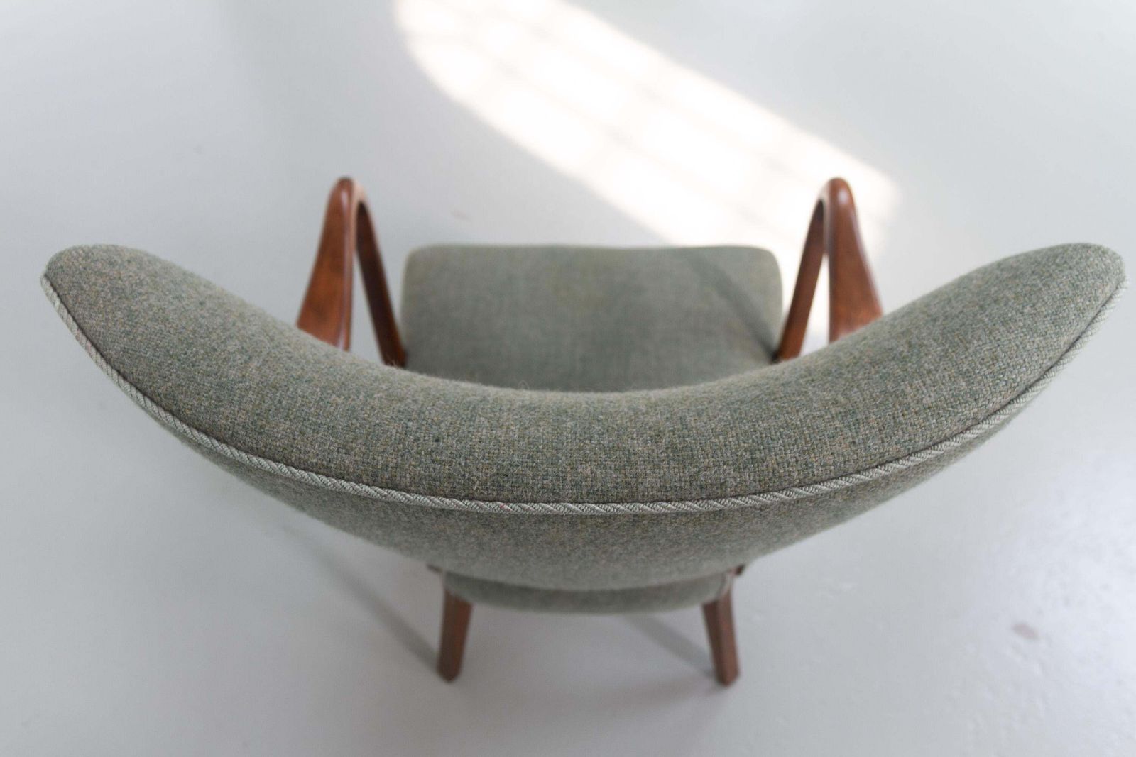 Danish Green Armchair By Alfred Christensen For Slagelse Møbelværk, 1940s. photo 1114.0