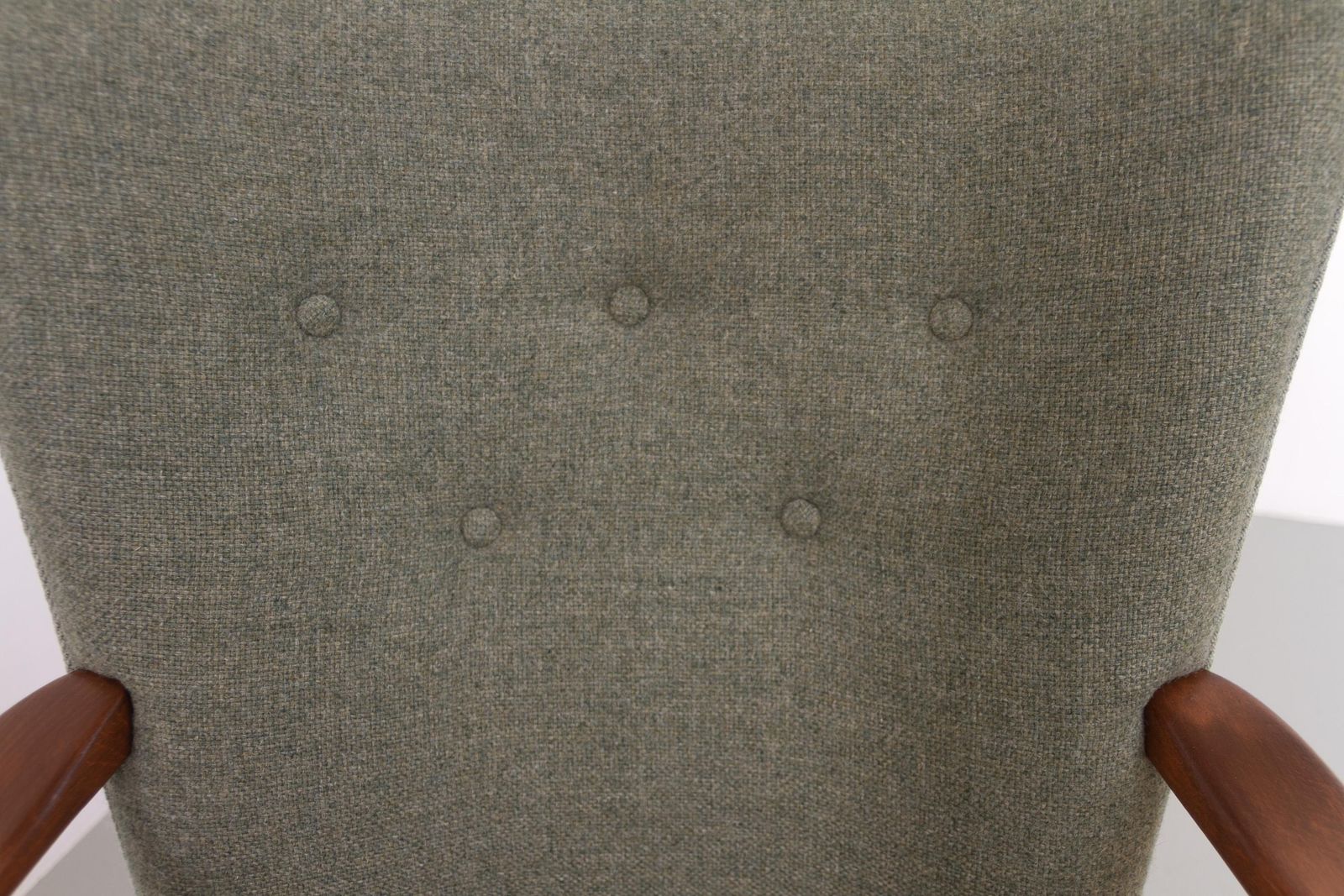 photo for sale Danish Green Armchair By Alfred Christensen For Slagelse Møbelværk, 1940s.