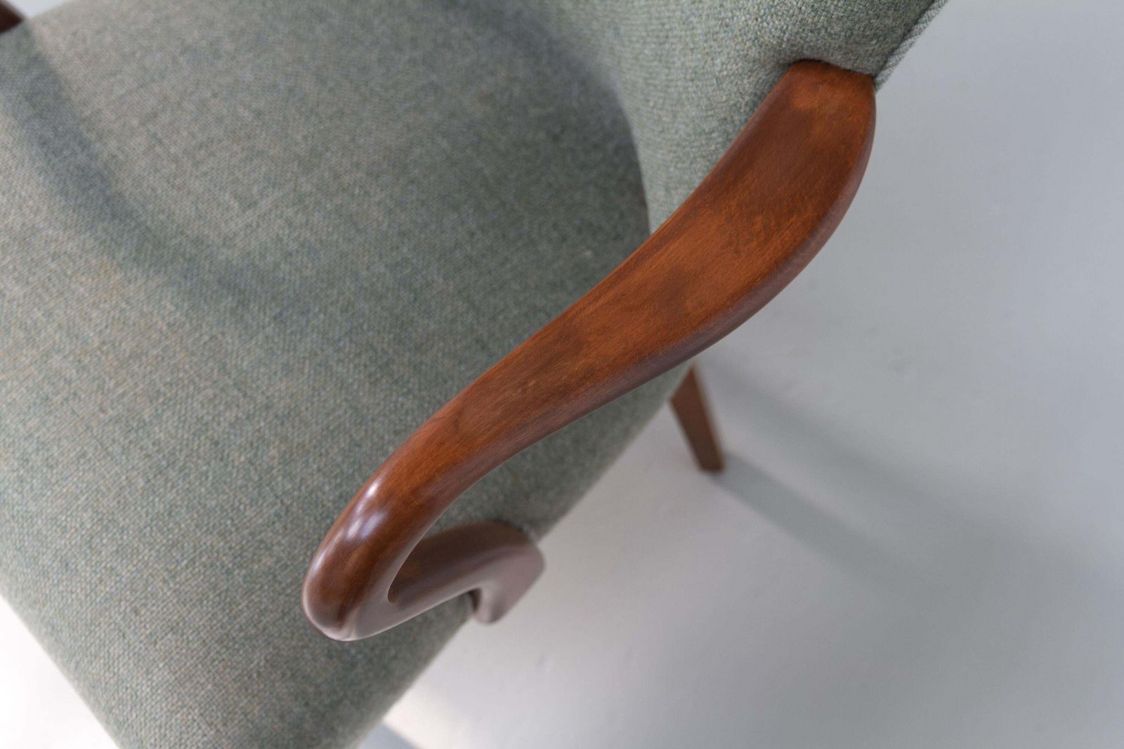 photo buy Danish Green Armchair By Alfred Christensen For Slagelse Møbelværk, 1940s.