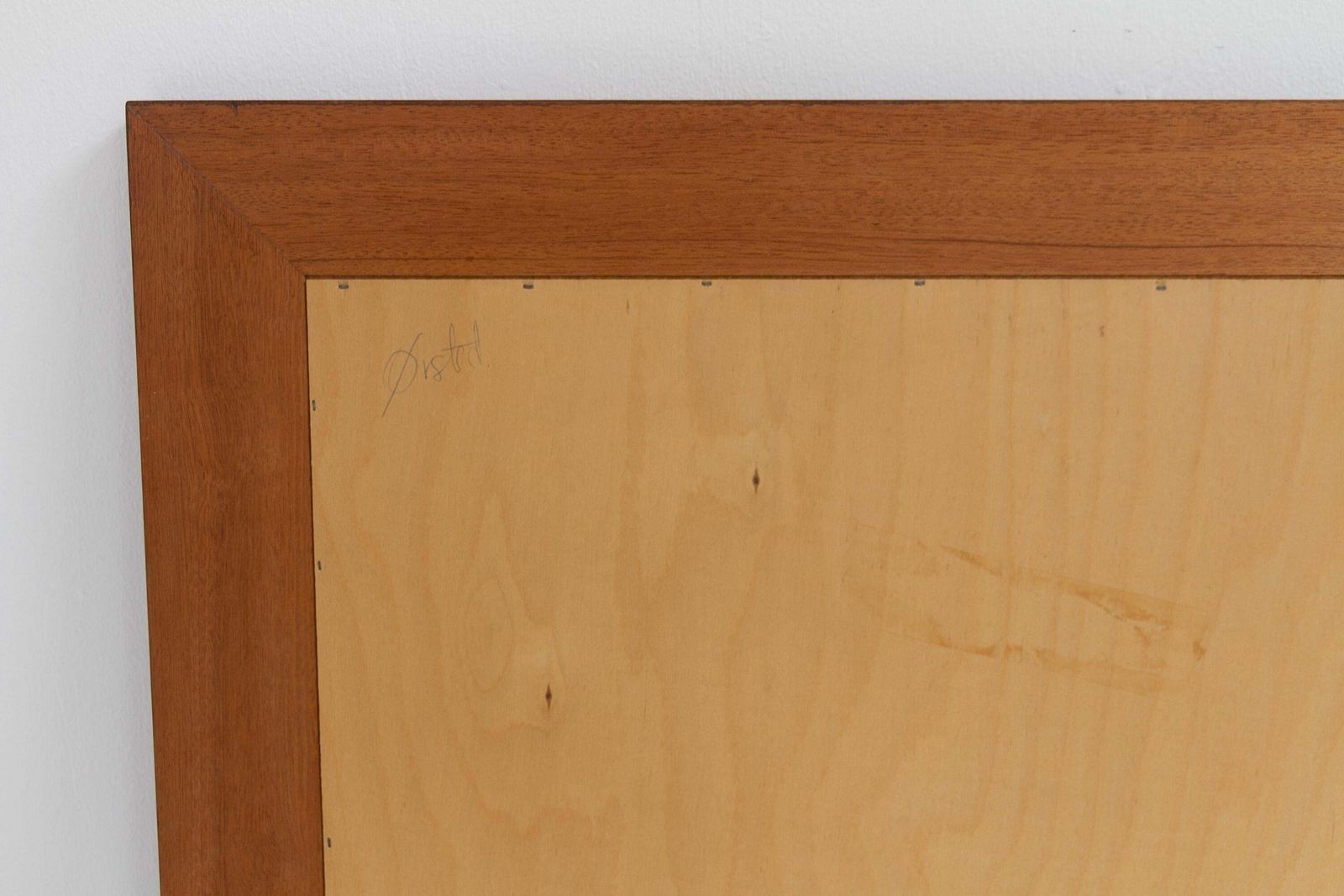 photo for sale Large Danish Mid Century Modern Rosewood Mirror, 1970s.