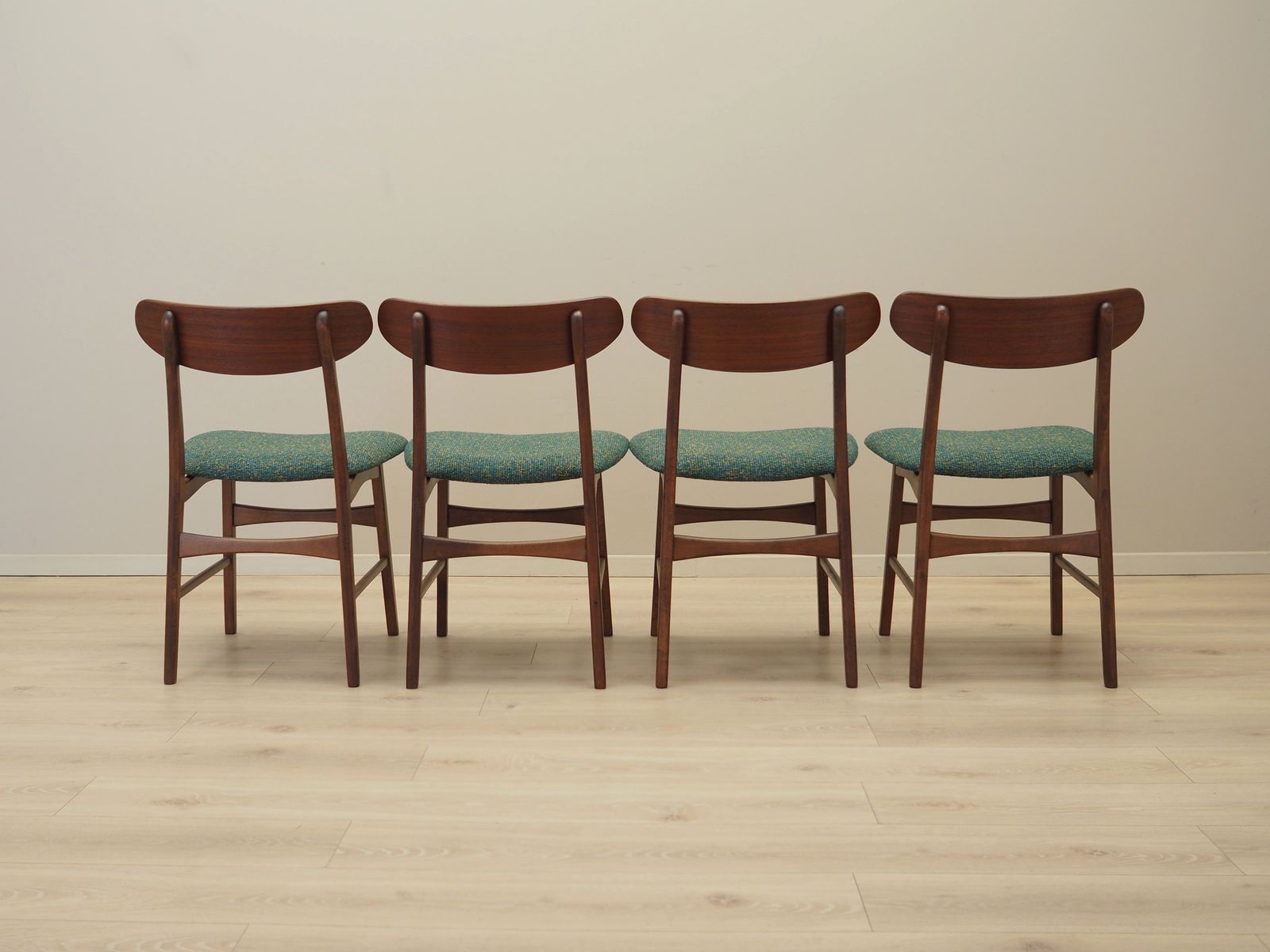 1609.0 Set Of Four Teak Chairs, Danish Design, 1970s, Production: Denmark photo