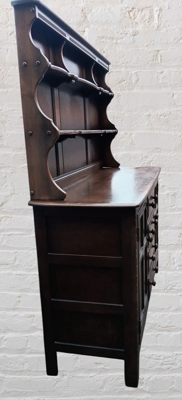 Ercol Dresser 4 Drawers 2 Cupboards And Shelved Top photo vinterior