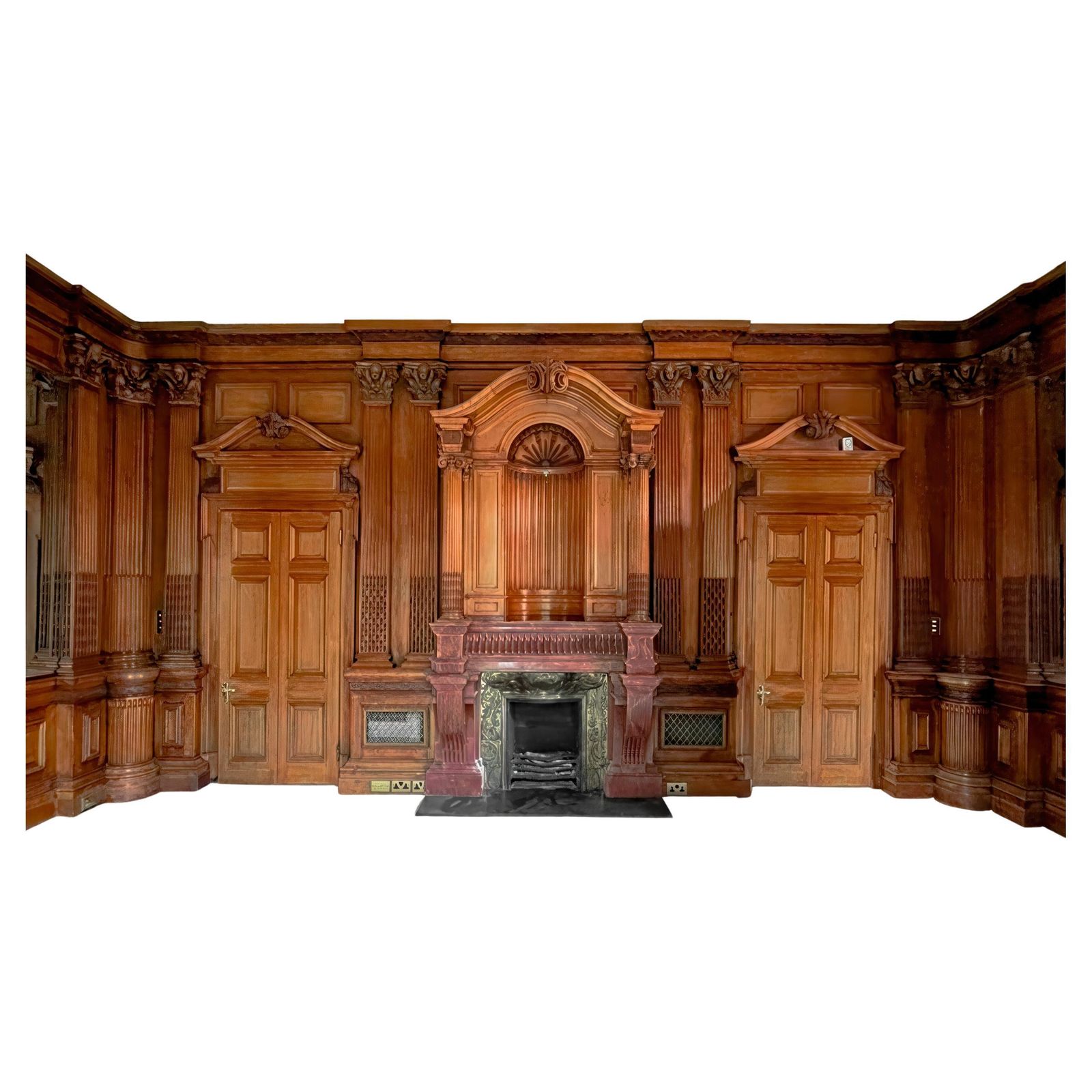 George Trollope & Sons Fireplace & Room, Paris Exhibition 1878 Gold Medal Winner