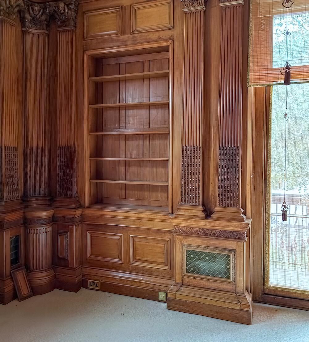 George Trollope & Sons Fireplace & Room, Paris Exhibition 1878 Gold Medal Winner photo vintage
