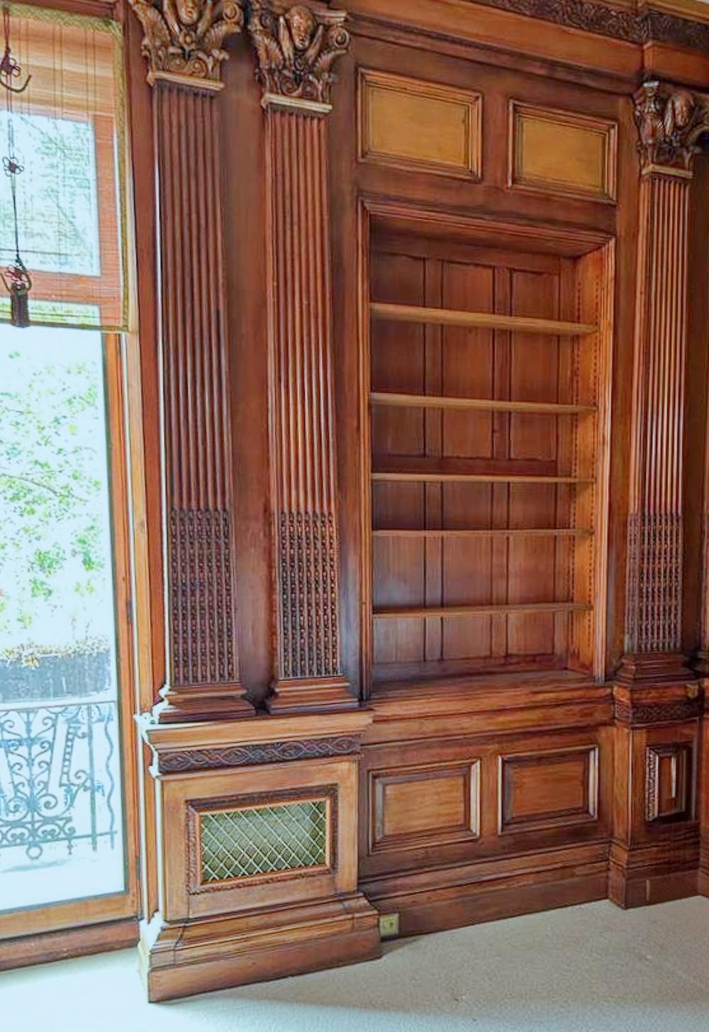 photo furniture George Trollope & Sons Fireplace & Room, Paris Exhibition 1878 Gold Medal Winner