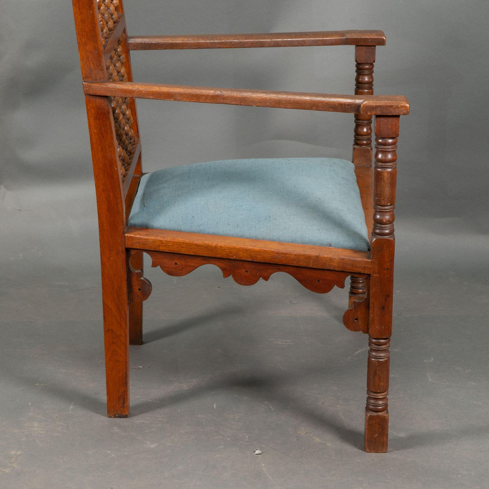 photo for sale DR C Dresser, Attributed. A Moorish Style Walnut Armchair