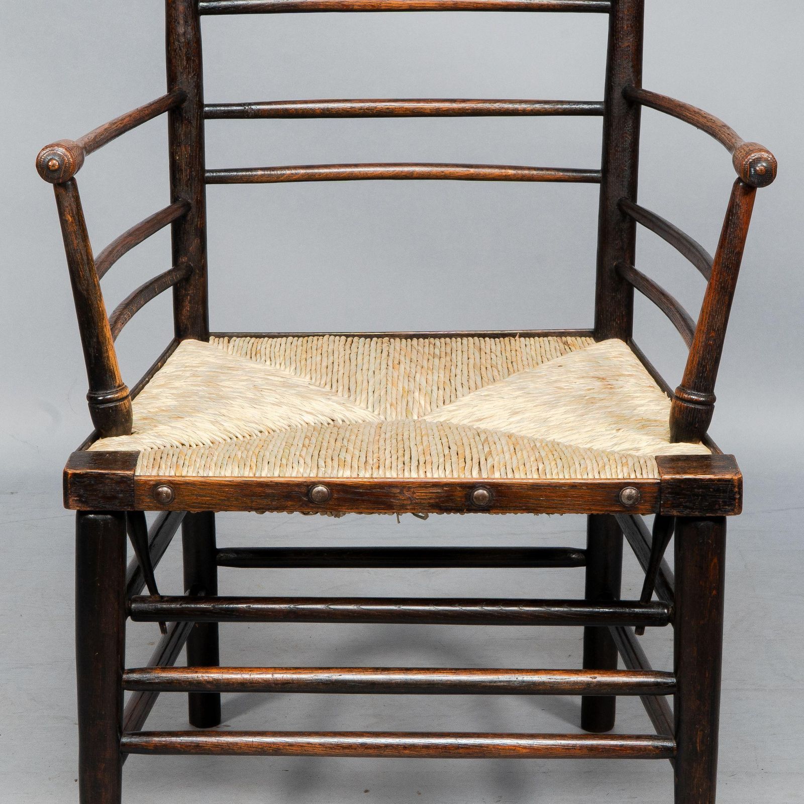 photo buy Attributed To Philip Webb Rare Pair Of Large Sussex Armchairs, Fully Restored