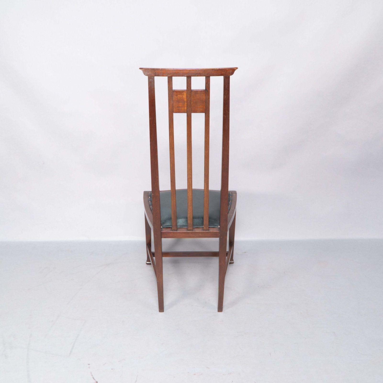 Joseph Maria Olbrich Attributed. An Art Nouveau Inlaid Side Chair. photo vinterior