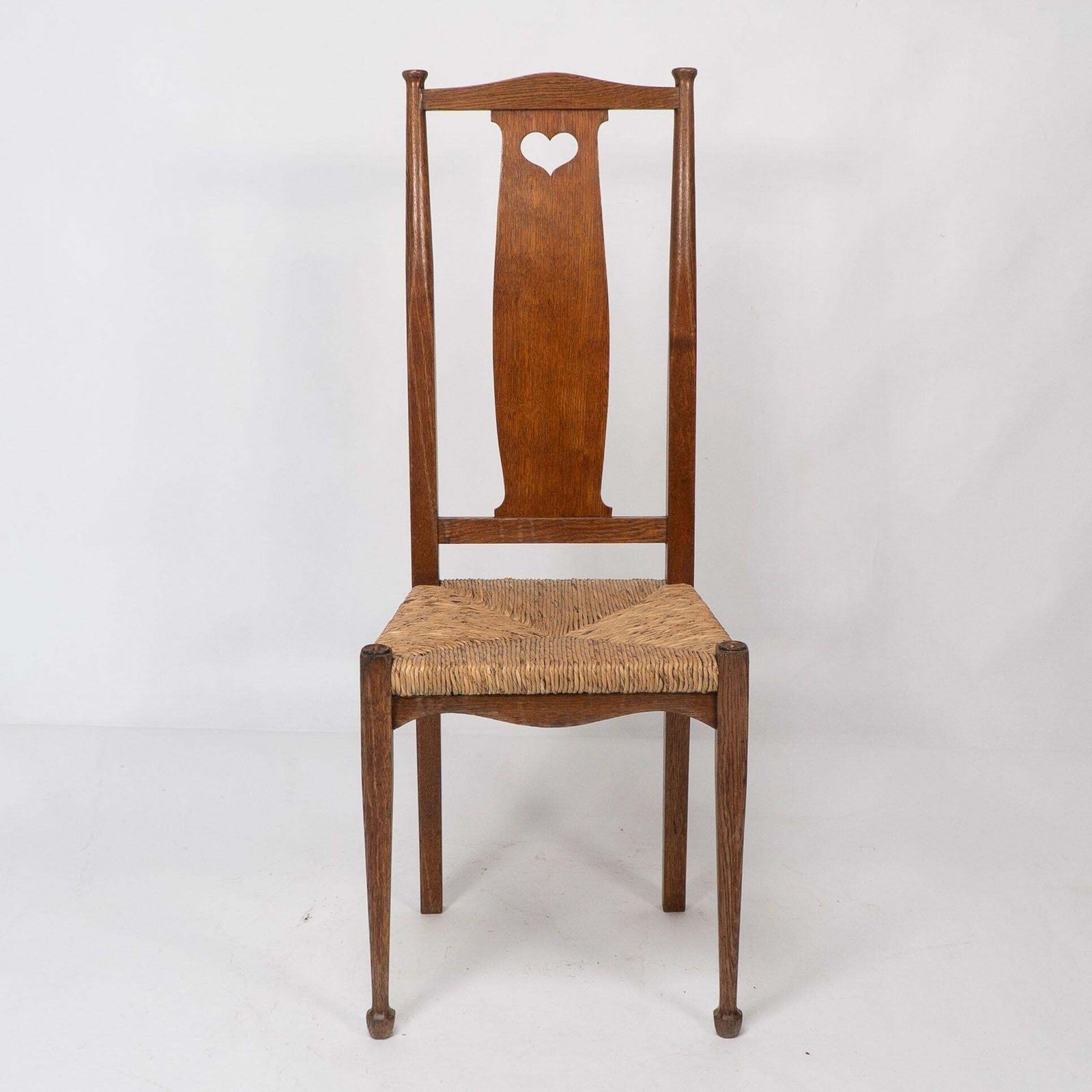 Ambrose Heals For Heals Of London. A Pair Of Arts And Crafts Rush Seated Chairs photo 3264.0