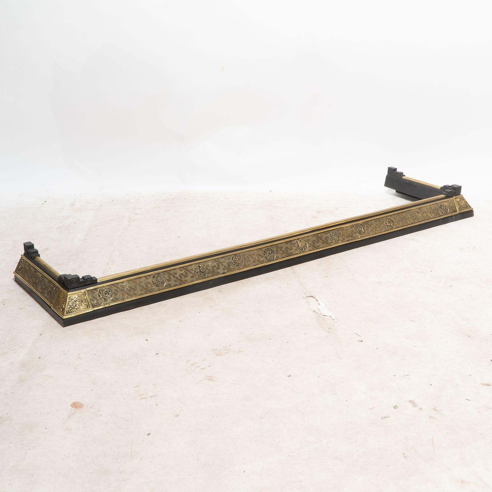 Thomas Jeckyll For Barnard Bishop & Barnard. An Aesthetic Movement Brass Fender photo furniture