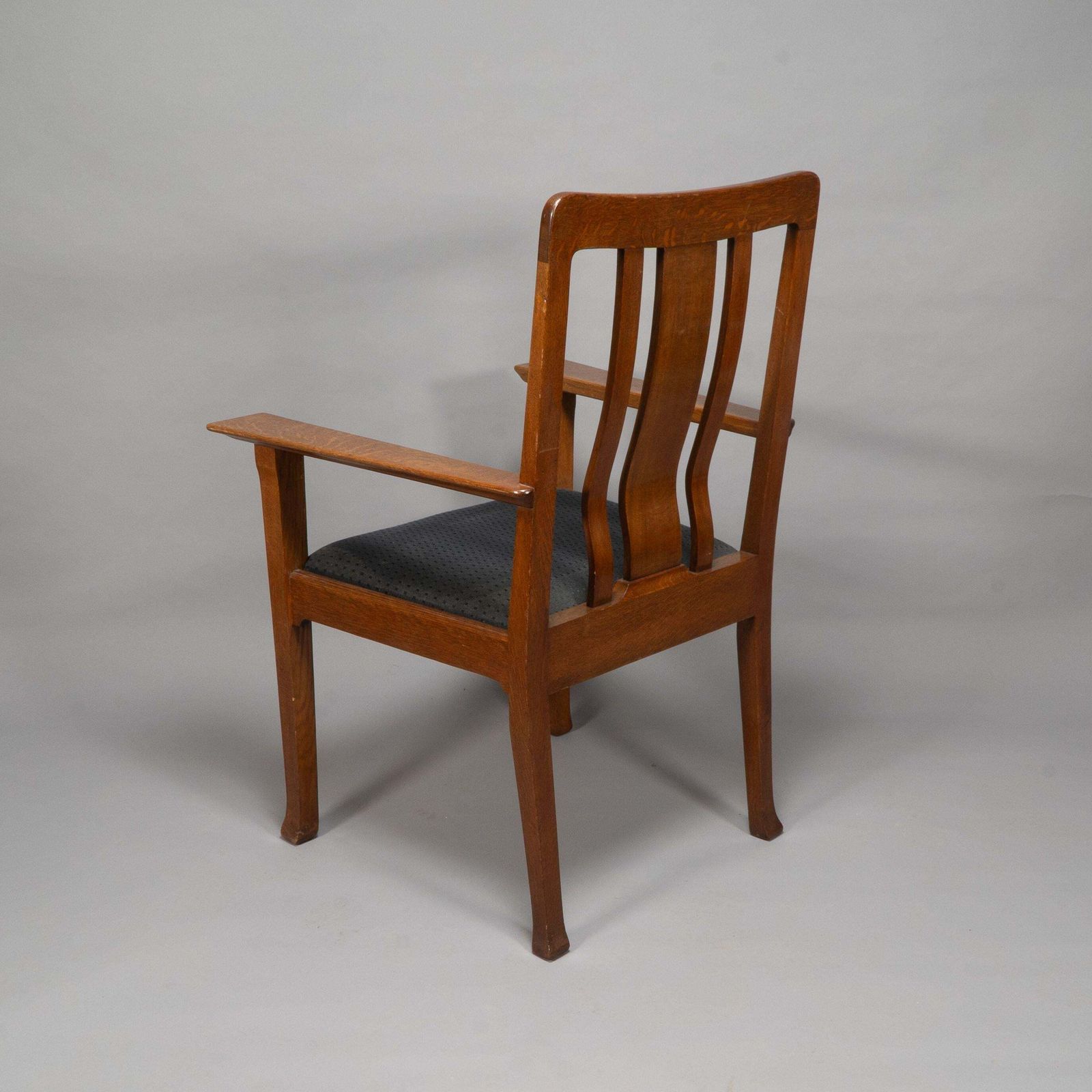 C R Ashbee For The Guild Of Handicraft. A Rare Arts And Crafts Oak Armchair photo 12747.0