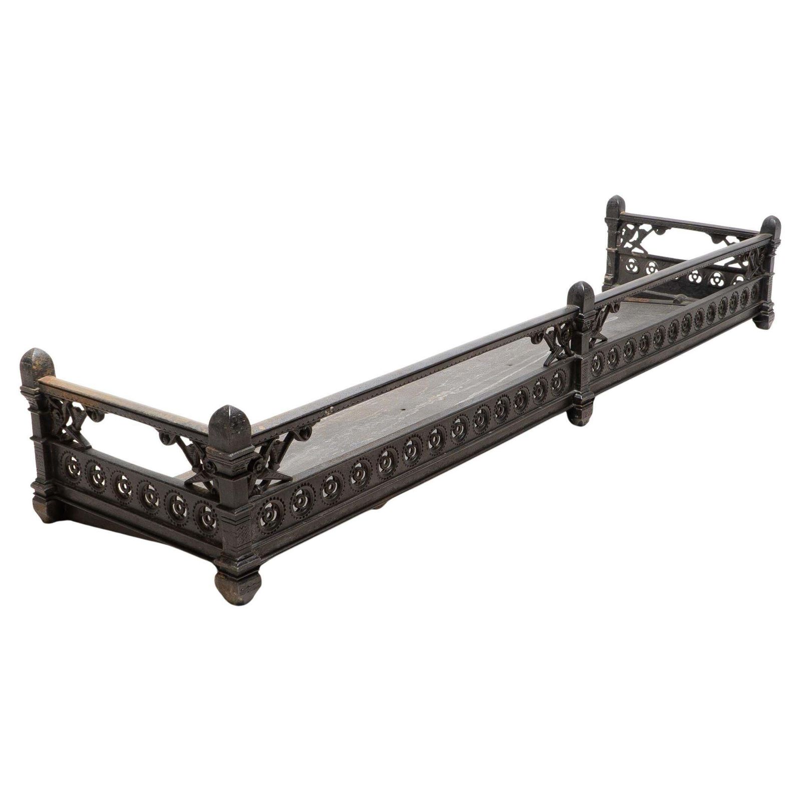 DR Christopher Dresser For Coalbrookdale. An Aesthetic Movement Cast Iron Fender