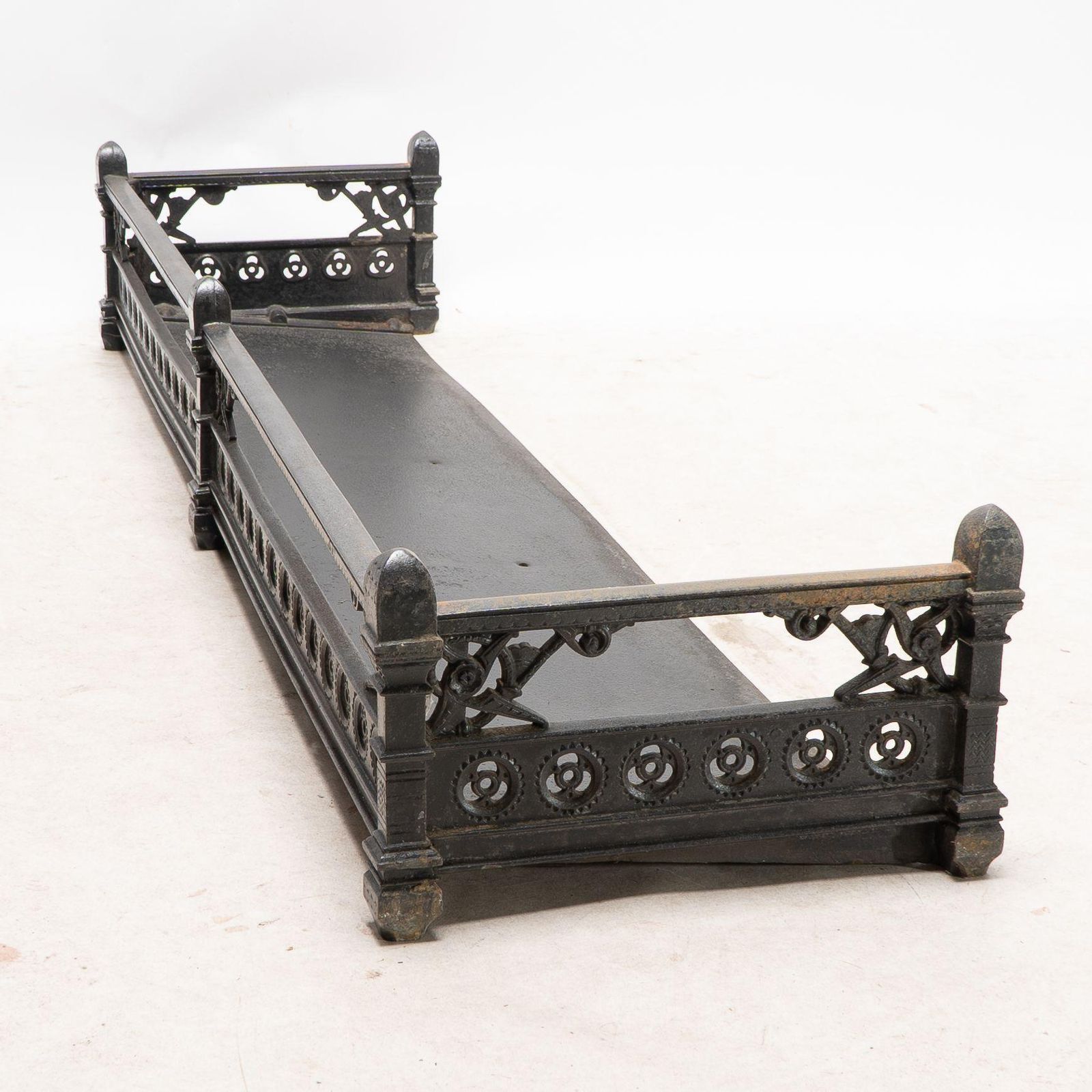 DR Christopher Dresser For Coalbrookdale. An Aesthetic Movement Cast Iron Fender photo for sale