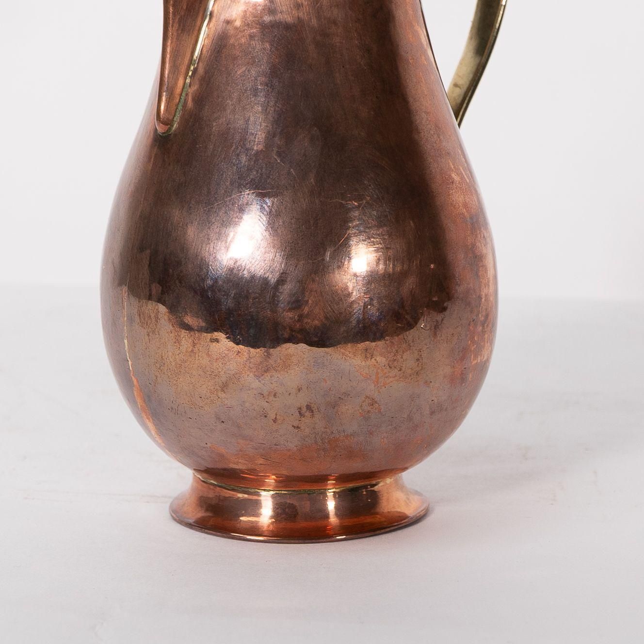 photo buy Birmingham Guild Of Handicraft. An Arts & Crafts Copper And Brass Chocolate Jug