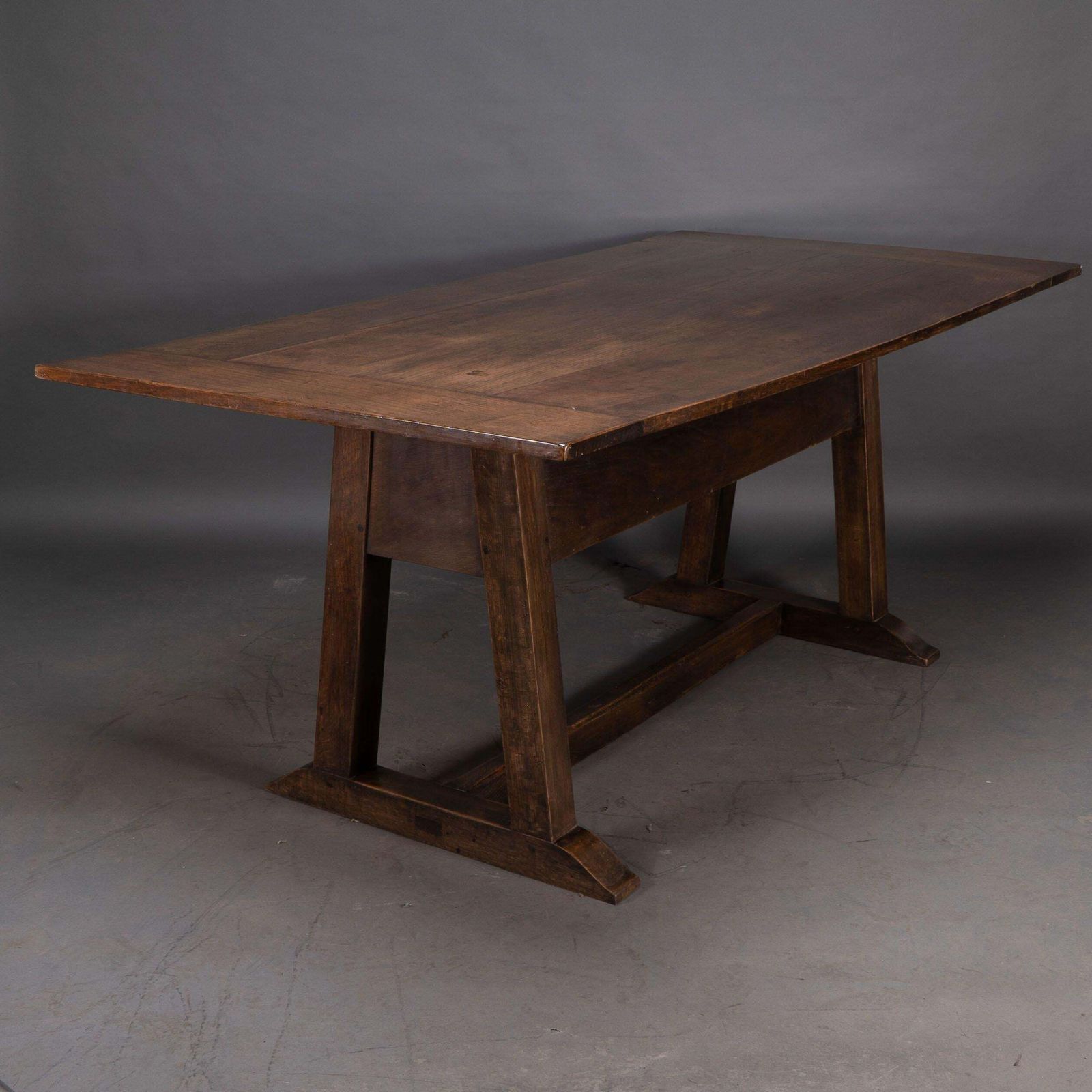 M H Baillie Scott By John P White. A Rare Arts And Crafts Oak Dining Table photo Furniture