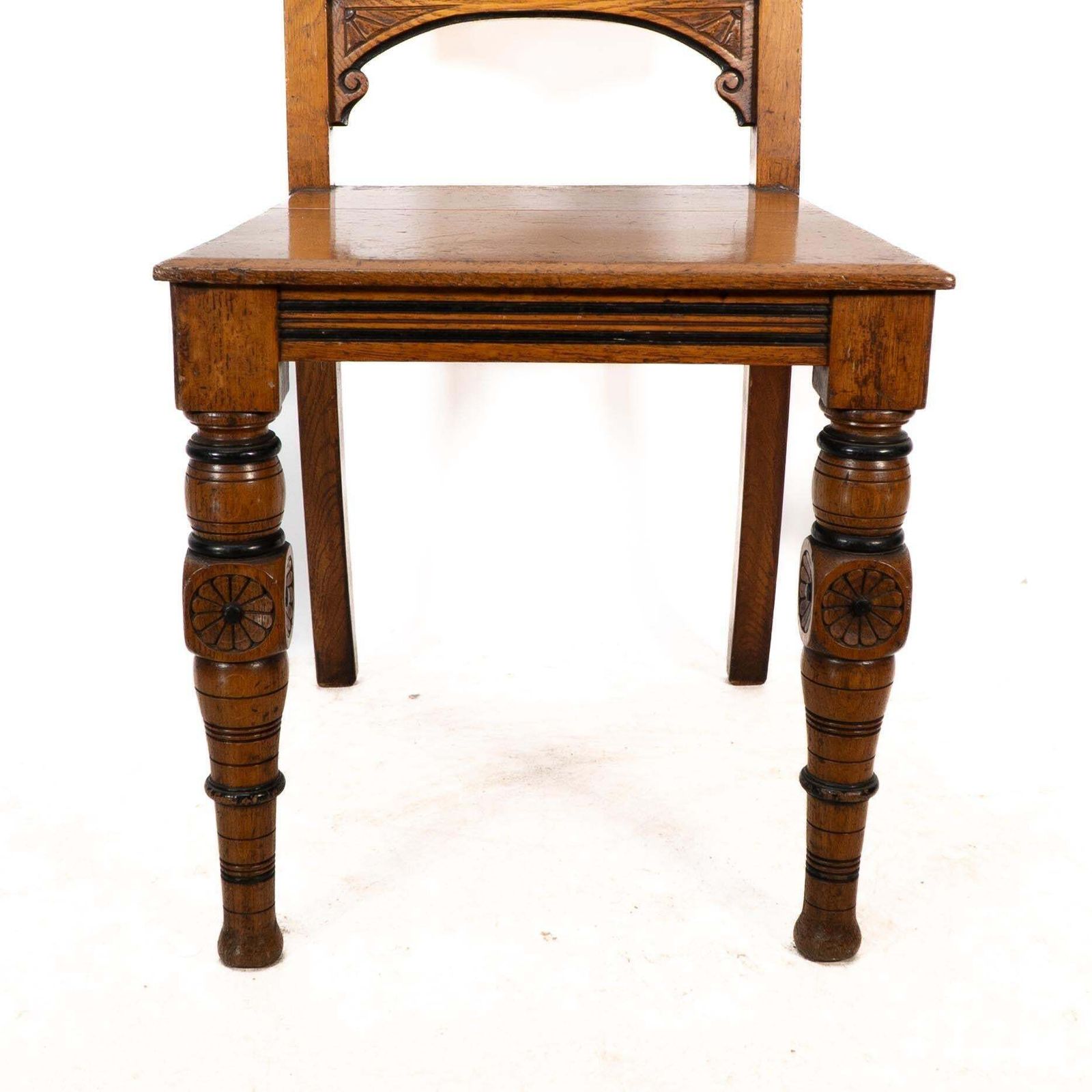 photo furniture Alfred Waterhouse Attributed For James Lamb. A Gothic Revival Oak Hall Chair