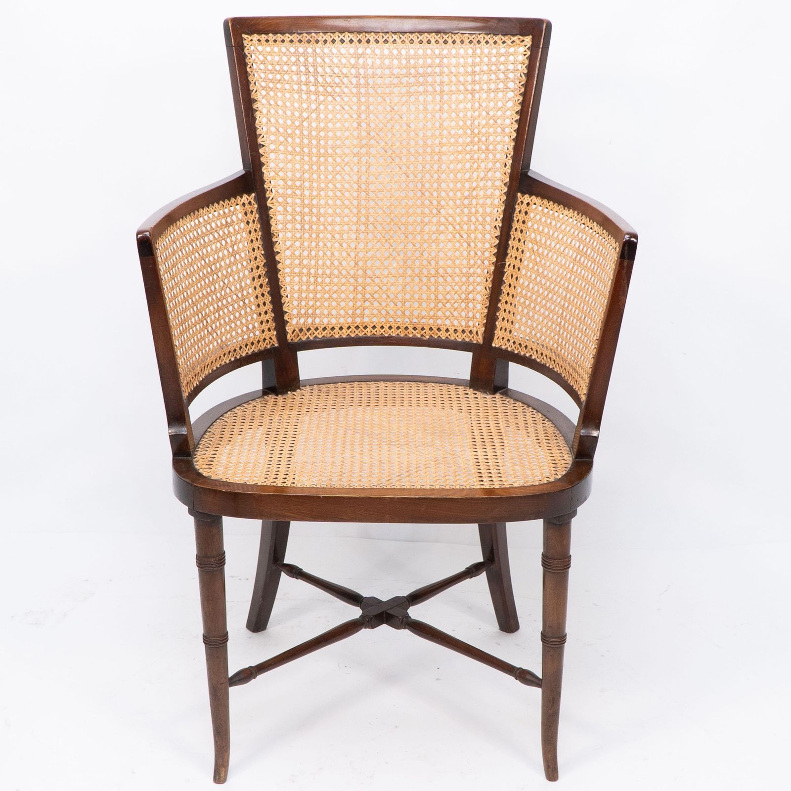 An Anglo Japanese Cane Work Armchair photo furniture