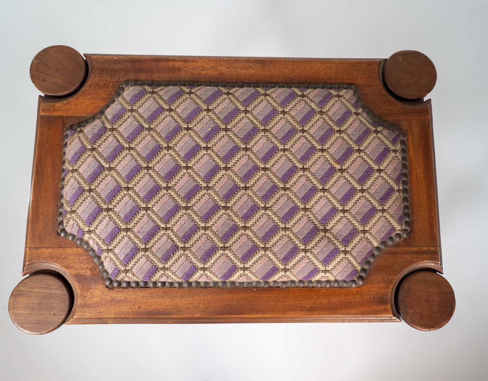 1836.0 Liberty & Co Attri. Glasgow School Walnut Piano Stool W. Storage Under The Seat photo
