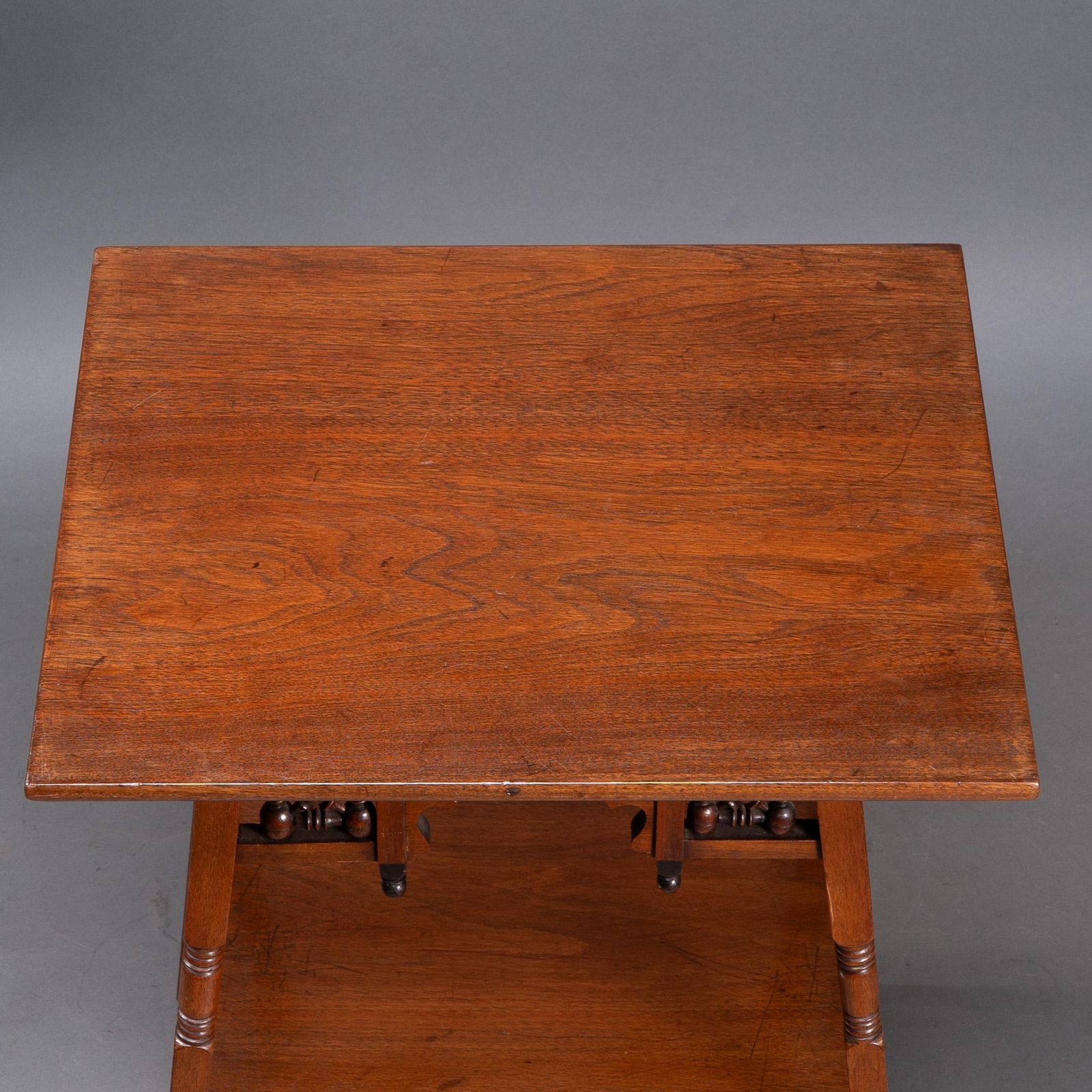 1530.0 Liberty & Co. A Rare Moorish Anglo Japanese Walnut Sidetable photo