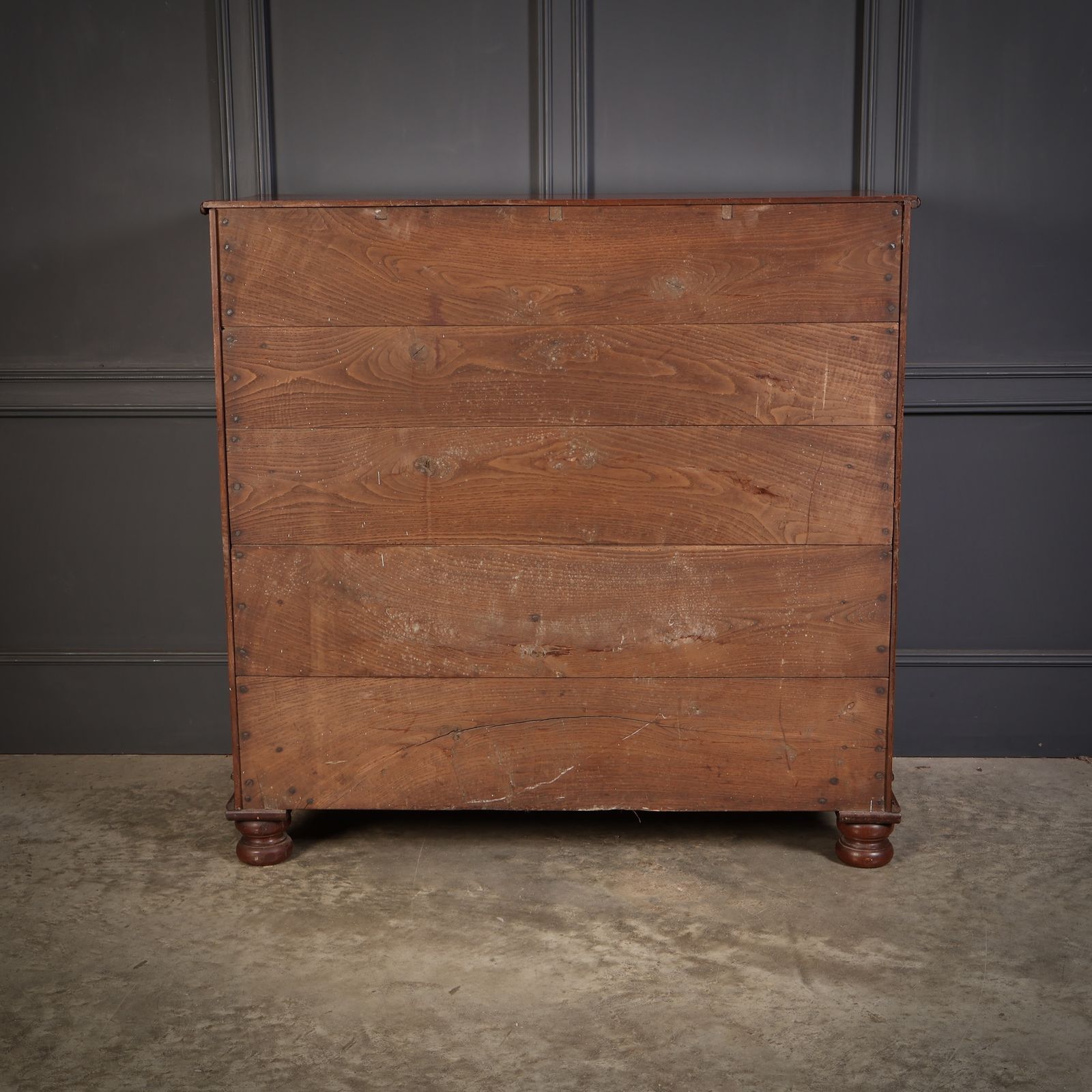 Antique Flame Mahogany Scottish Chest photo 1270.0