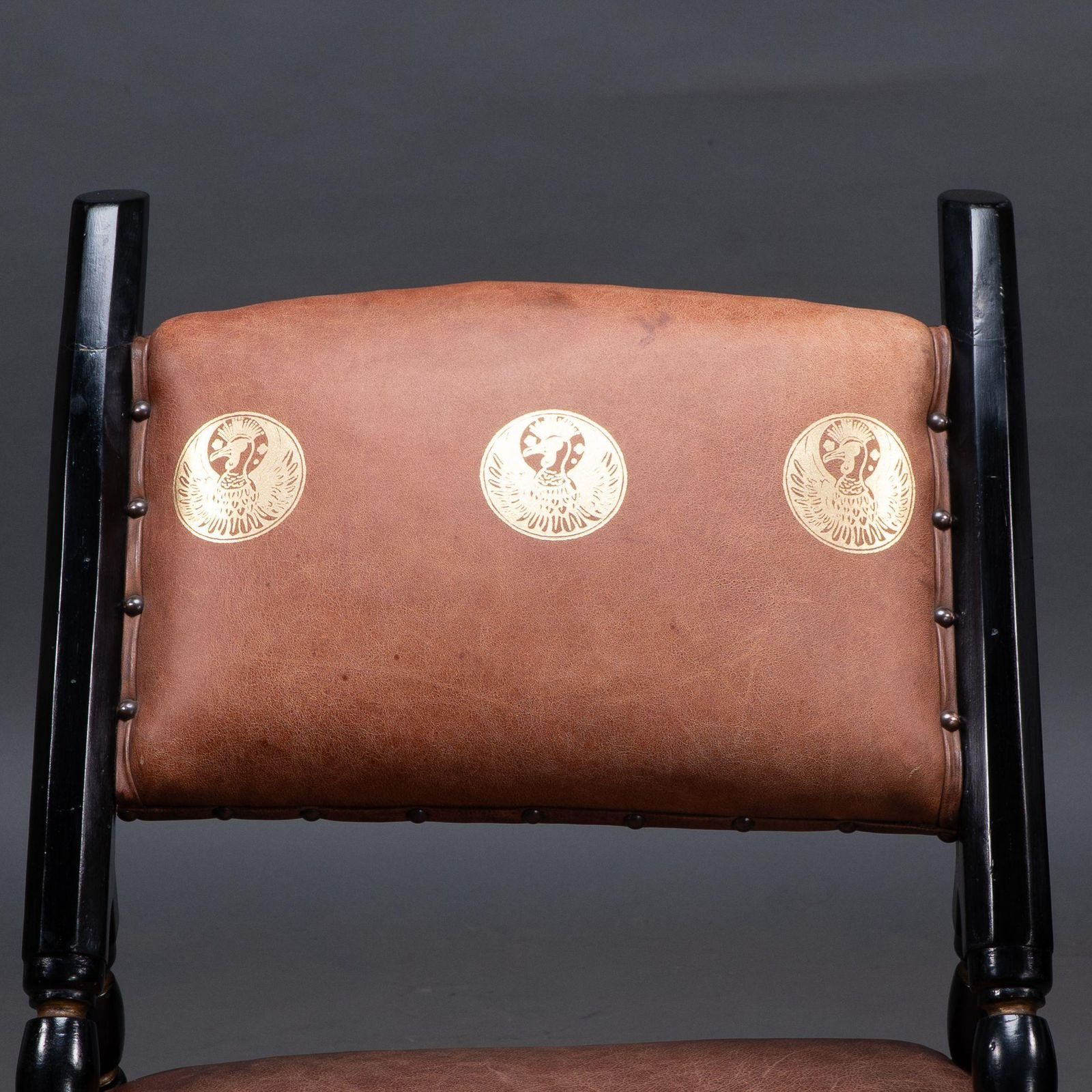 An Aesthetic Movement A Frame Ebonized Chair In The Style Of DR C Dresser photo vinterior