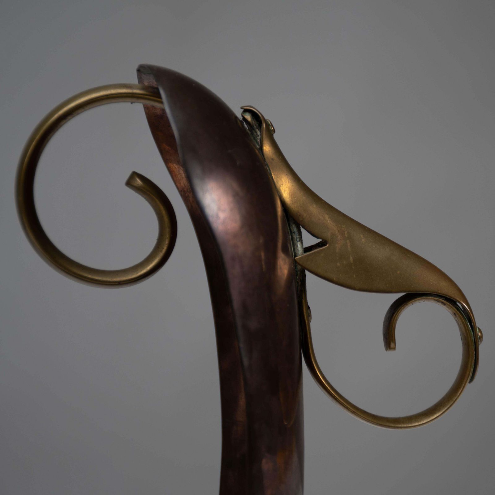 Benham & Froud English Arts & Crafts Copper & Brass Night Light Or Candle Holder photo vinterior