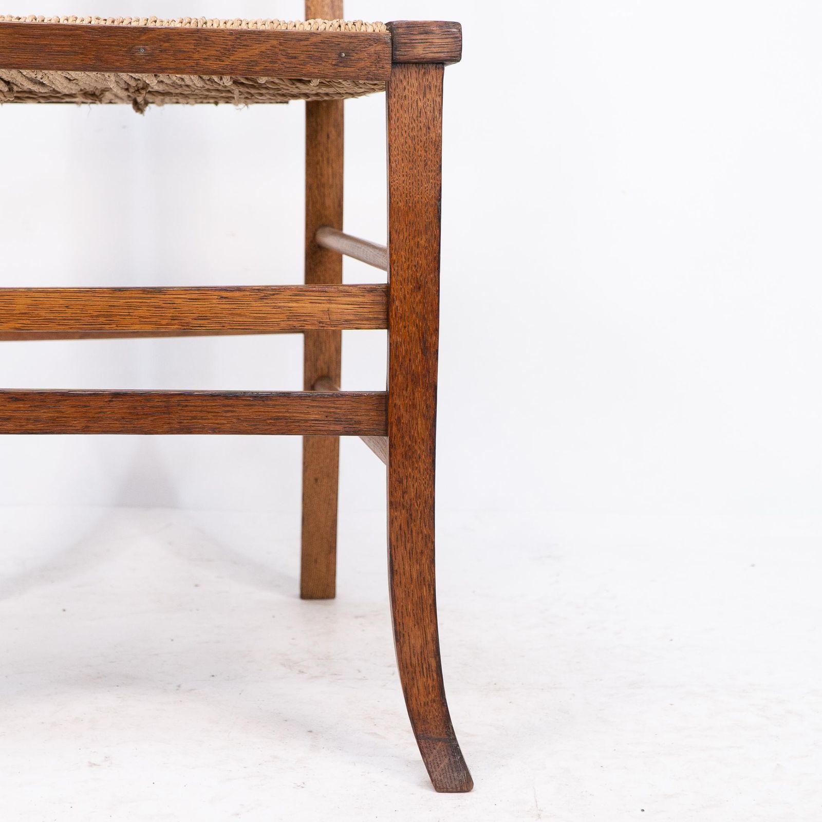 408.0 E A Taylor Attri For Wylie & Lochhead. An Arts & Crafts Side Or Bedroom Chair photo