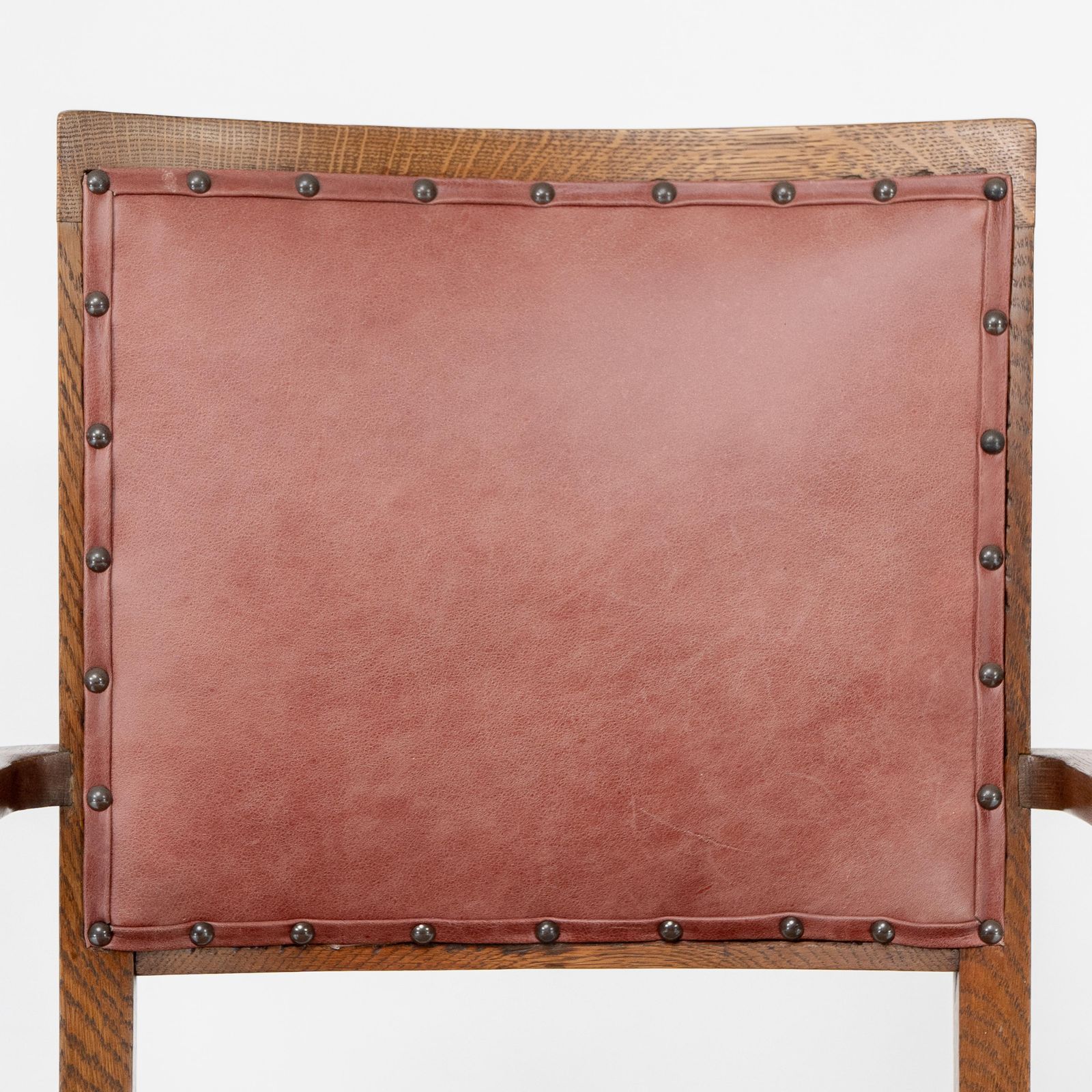 Liberty & Co. An Arts & Crafts Rush Seat Armchair With A Shaped Back photo vinterior