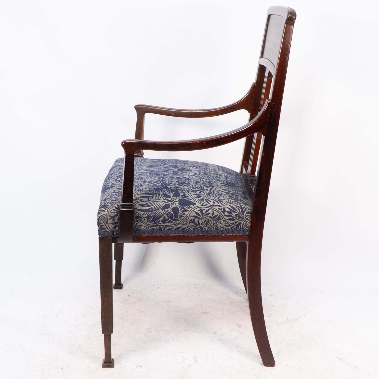 G M Ellwood For J S Henry Attri. An English Arts And Crafts Mahogany Armchair photo Furniture